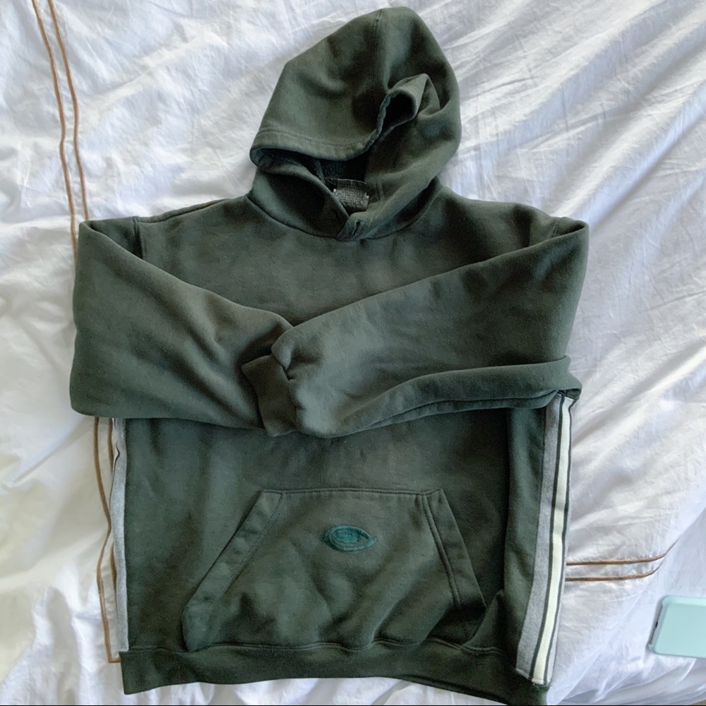 forest green vintage hoodie
